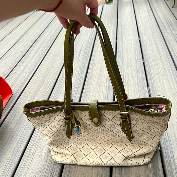Dooney & Bourke Bags Dooney And Bourke Purse Tote Bag Green And Tan